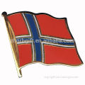 Metal national country norway flag pin